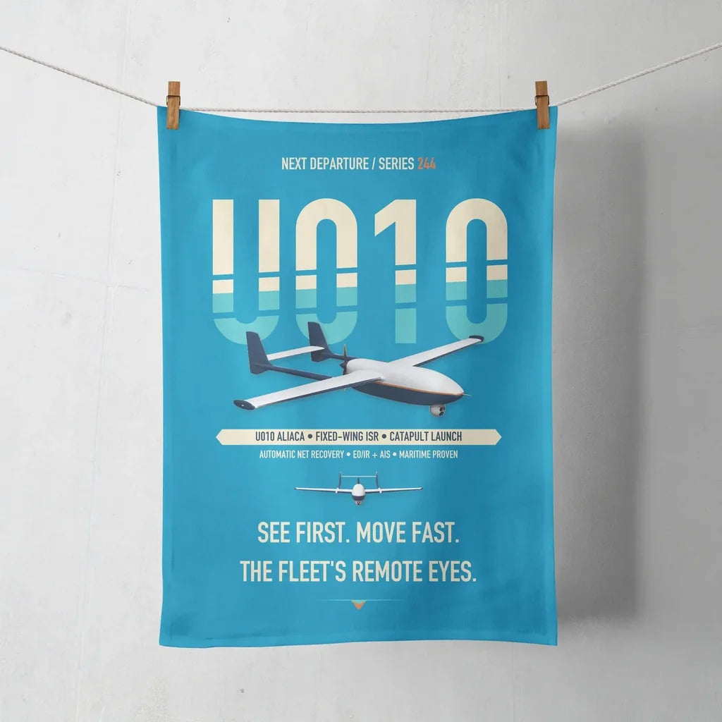 Airbus U010 Aliaca Fixed-wing design on turquoise towel