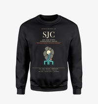 Thumbnail for San Jose Mineta International Airport SJC Sweatshirt - Black