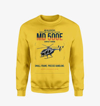 Thumbnail for MD Helicopters MD 500E design on yellow sweatshirt