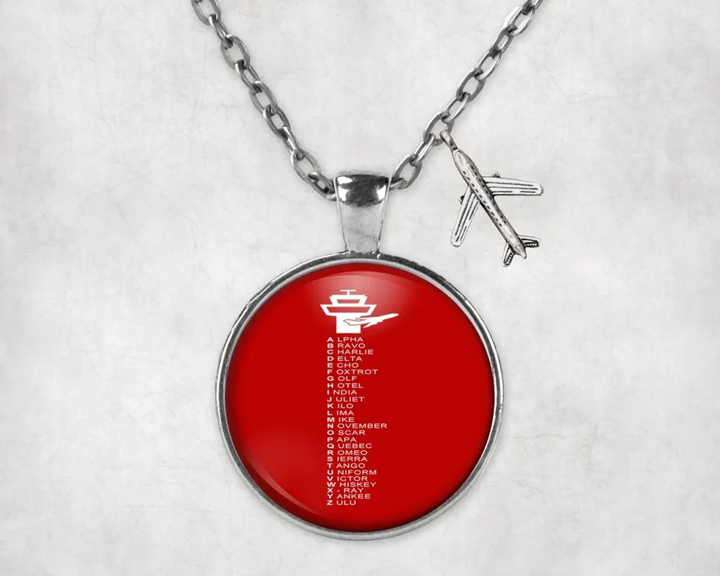 Aviation Alphabet Necklace - view 9