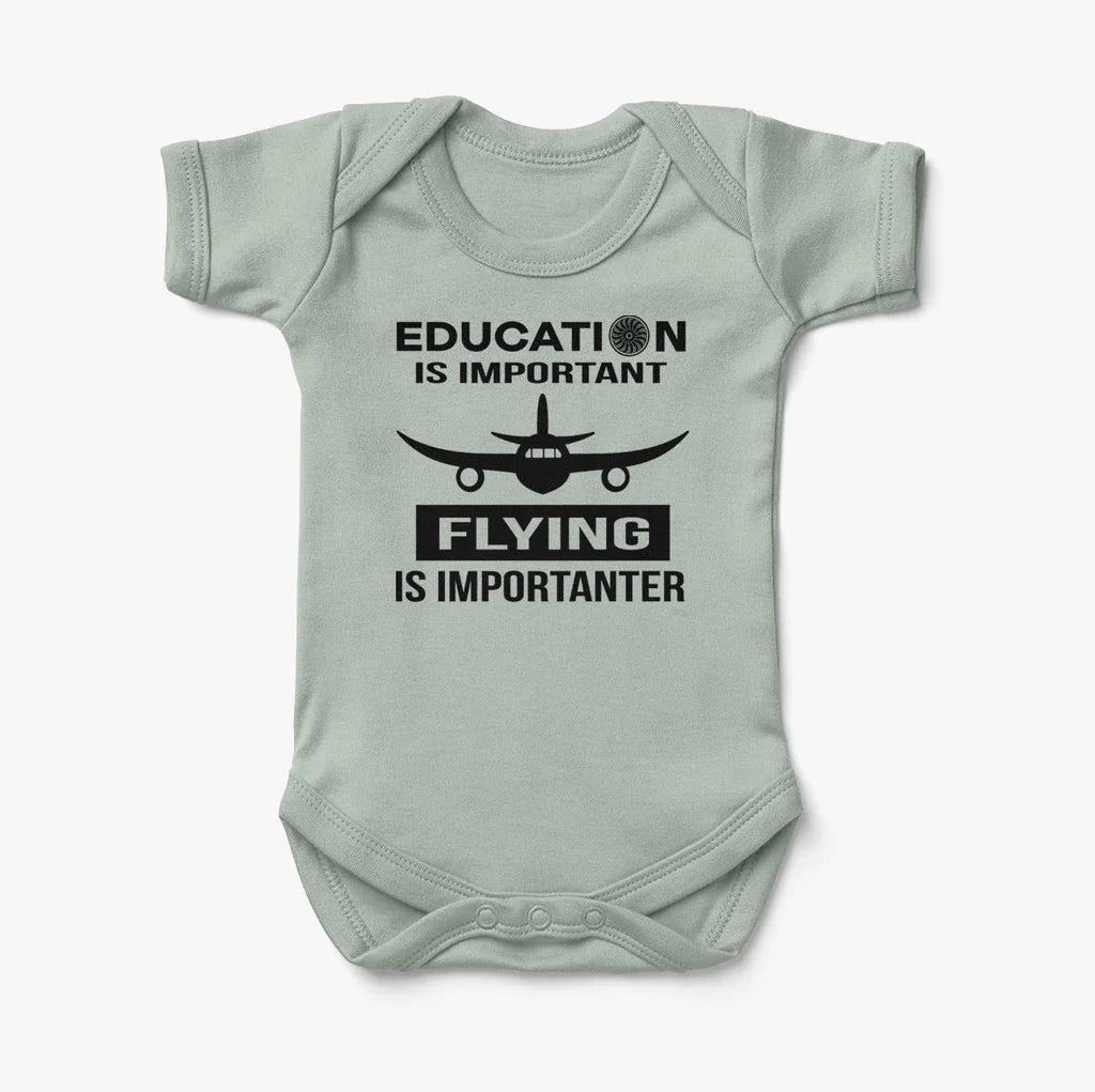 Flying is Importanter Baby Bodysuit - view 9