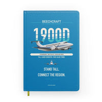 Thumbnail for Beechcraft 1900D design on turquoise notebook