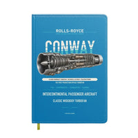 Thumbnail for CONWAY design on turquoise notebook