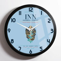 Thumbnail for Innsbruck Airport (INN) design on light blue framed wall clock