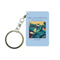 Thumbnail for VINTAGE G4536 - The Last Inspection - Designed Key Chain design on lightblue