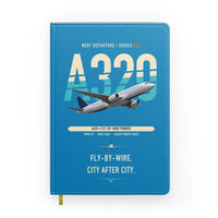 Thumbnail for Airbus A320 design on turquoise notebook