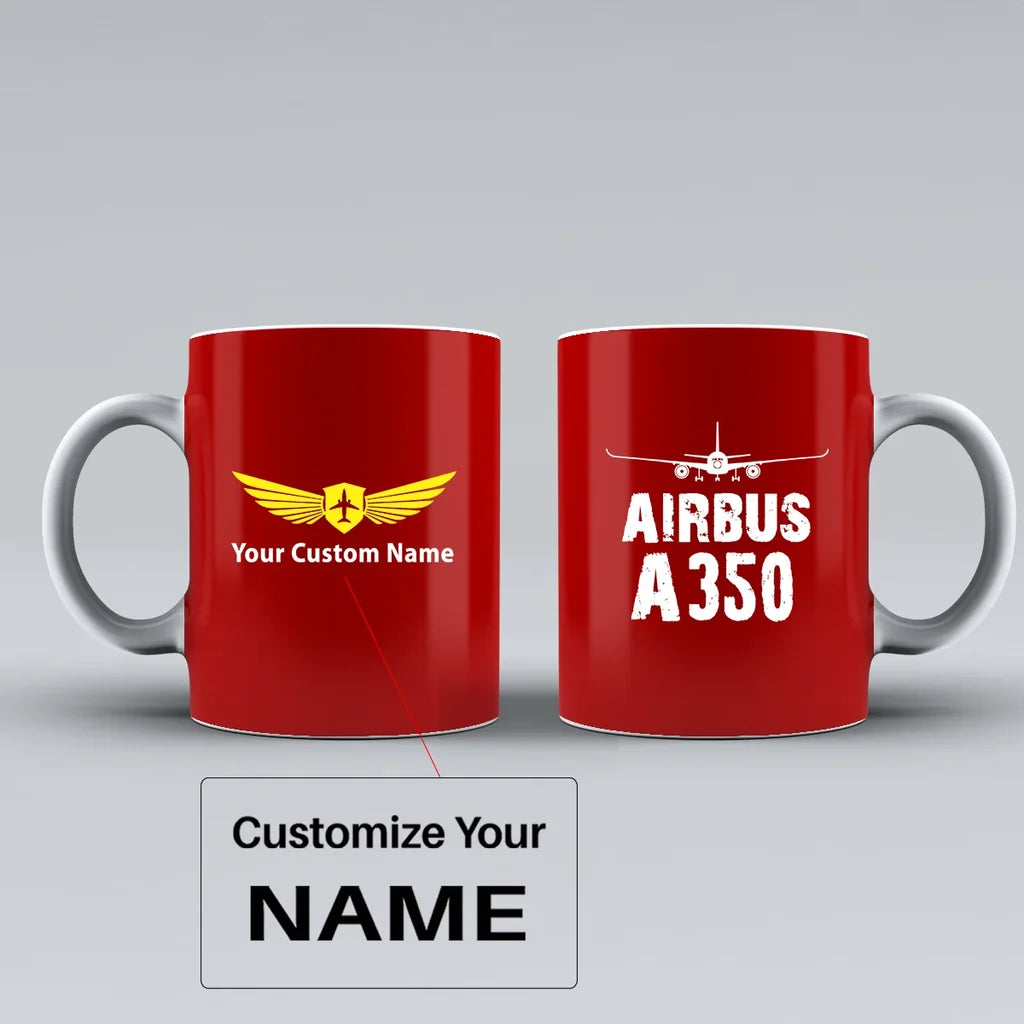 Customisable Airbus A350 Mug - view 9