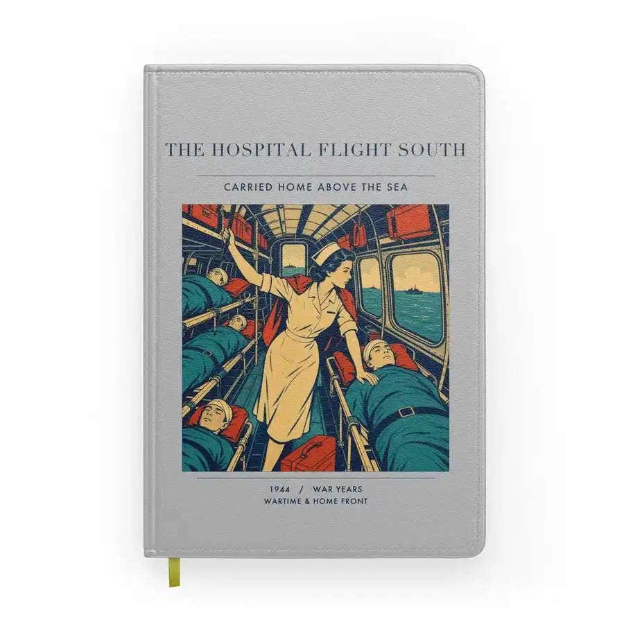 VINTAGE G4515 - The Hospital Flight South - Designed Notebooks design on lightgray
