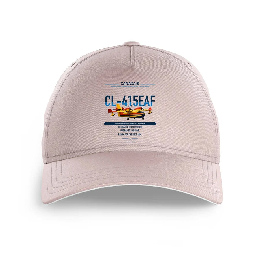 Canadair CL-415EAF design on pink printed hat