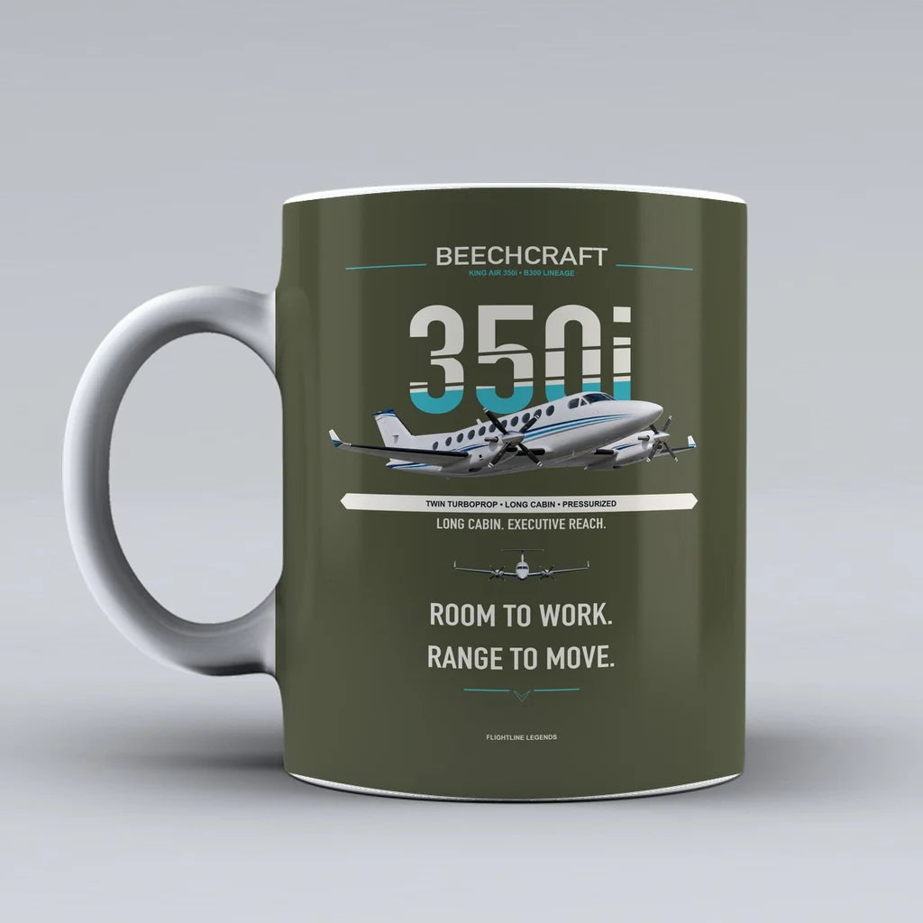 Air 350i Mug design on green army king