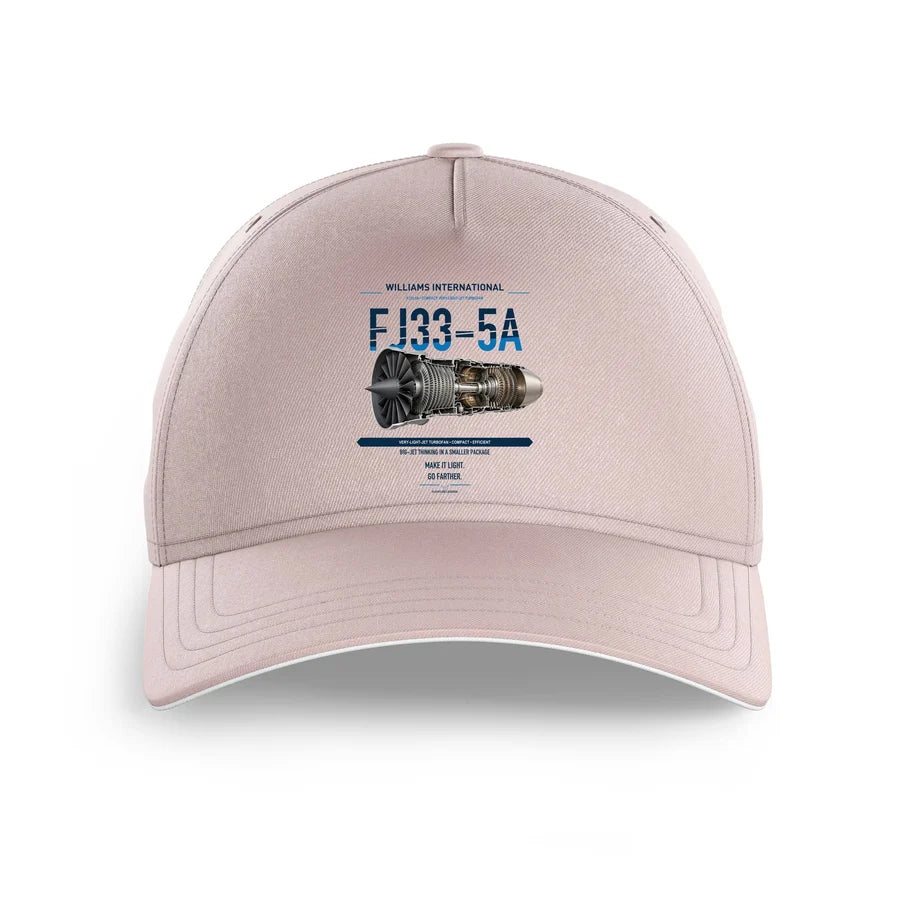 FJ33-5A design on pink printed hat