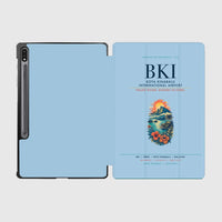 Thumbnail for Kota Kinabalu International Airport (BKI) design on light blue samsung tablet tablet case