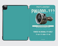 Thumbnail for PW4000-112 design on turquoise ipad tablet case