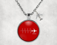 Thumbnail for Aviation Heartbeats Necklace - view 9