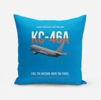 Thumbnail for KC-46A PEGASUS design on turquoise pillow