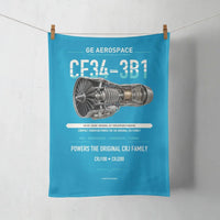 Thumbnail for CF34-3B1 design on turquoise towel