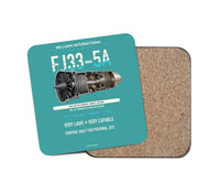 Thumbnail for FJ33-5A design on turquoise 1 piece coaster