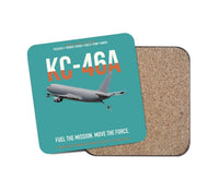 Thumbnail for KC-46A PEGASUS design on turquoise 1 piece coaster