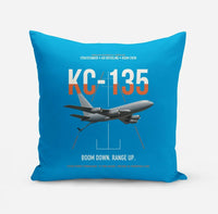 Thumbnail for KC-135 STRATOTANKER design on turquoise pillow