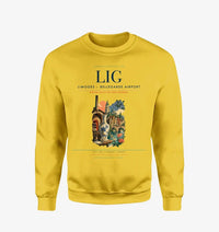 Thumbnail for Limoges – Bellegarde Airport (LIG) design on yellow sweatshirt
