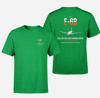 Thumbnail for E-6B Mercury design on green double-side t-shirt, double-side print