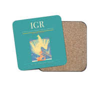 Thumbnail for Cataratas del Iguazu International Airport (IGR) design on turquoise 1 piece coaster