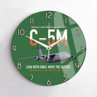 Thumbnail for C-5M Super Galaxy design on green no frame wall clock