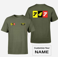 Thumbnail for Customisable Boeing 747 T-Shirt - view 9