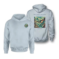 Thumbnail for VINTAGE G4021 - The Andes Crossing - Double-Side Hoodie design on lightblue double side