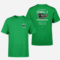 Thumbnail for CFM56-3 design on green t shirt