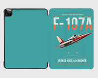 Thumbnail for F-107A Ultra Sabre design on turquoise ipad tablet case