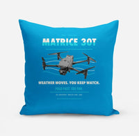 Thumbnail for DJI Matrice 30T design on turquoise pillow