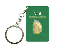 Thumbnail for Ancona Falconara Airport (AOI) design on green key chain