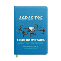 Thumbnail for DJI Agras T25 design on turquoise notebook
