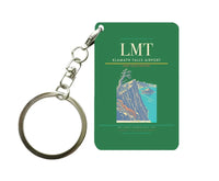Thumbnail for Klamath Falls Airport (LMT) design on green key chain