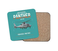 Thumbnail for Airbus Helicopters AS565 MBe Panther design on turquoise 1 piece coaster