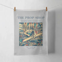 Thumbnail for VINTAGE G4169 - The Prop Shop - Designed Towels design on lightgray