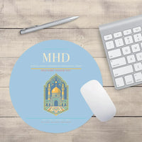 Thumbnail for Mashhad Shahid Hasheminejad International Airport MHD Mouse-Pad Round - Light Blue