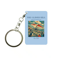 Thumbnail for VINTAGE G4013 - The Glider Hill - Designed Key Chain design on lightblue