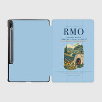 Thumbnail for Chisinau Eugen Doga International Airport (RMO) design on light blue samsung tablet tablet case