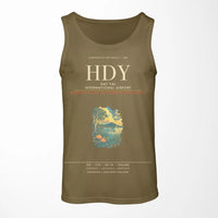 Thumbnail for Hat Yai International Airport HDY Tank Top - Green Army