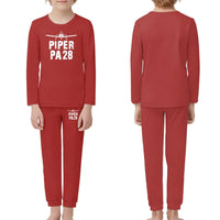 Thumbnail for Piper PA28 & Plane children pajamas - Red