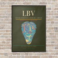 Thumbnail for Leon-Mba International Airport LBV — Libreville vertical canvas print - framed - green army background
