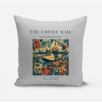 Thumbnail for VINTAGE G4073 - The Empire Mail - Designed Pillows design on lightgray
