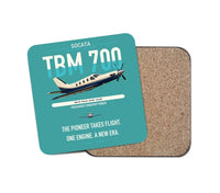 Thumbnail for Socata TBM 700 design on turquoise 1 piece coaster