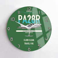 Thumbnail for Piper PA-28R Arrow III design on green no frame wall clock