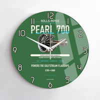 Thumbnail for PEARL 700 design on green no frame wall clock