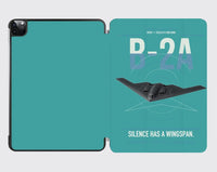 Thumbnail for B-2A Spirit design on turquoise ipad tablet case