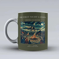 Thumbnail for VINTAGE G4327 - The First Night Landing - Ceramic Mug design on greenarmy