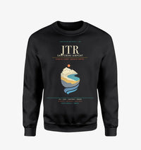 Thumbnail for Santorini Airport JTR Sweatshirt - Black